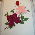 Voilà les roses brodées