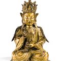 Statuette de Guanyin en bronze doré, Dynastie Ming (1368-1644)