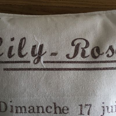Coussin de naissance numéro 2....
