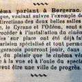 1931 : ANNONCE : LE CINEMA SERA BIENTOT PARLANT A BERGERAC !