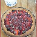 Tarte briochée aux prunes