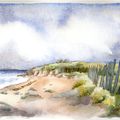 aquarelle de vacances