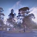 Rond-point à Callaghan (Australie)