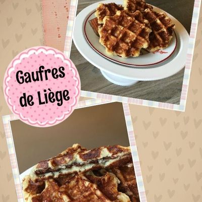 Irrésistibles Gaufres de Lièges fourrées au Nutella!