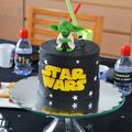 Organiser un Anniversaire StarWars - Le gâteau Yoda