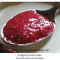 Compote toute rose -pour lutter contre une sale maladie-