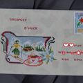 Echange enveloppe brodée - Suite