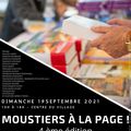 Salon de Moustiers Dimanche 19 Septembre 2021 " Moustiers à la page "