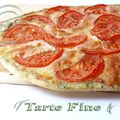 Tarte Fine Basilic, Tomates & Mozzarella