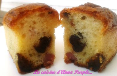 Mini cake pruneaux et lardons