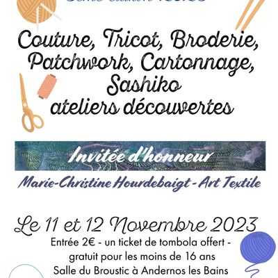 Cinquième salon des créateurs d'Andernos les bains