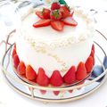 ➰🍰✨ Layer Cake à la fraise 🍰✨➰