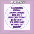 MENSAGEM DO DIA 06 DE JUNHO