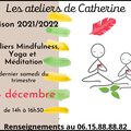 Atelier Méditation et Yoga : samedi 4 décembre 2021