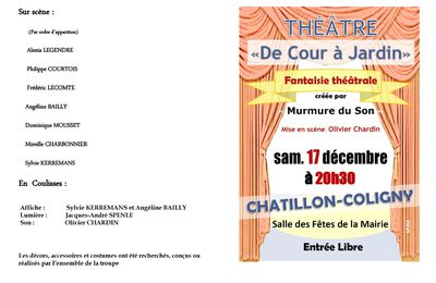 théâtre à Chatillon Coligny