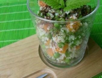 Taboulé de printemps en verrine