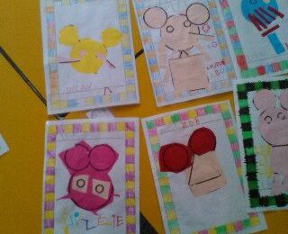 des souris en papier