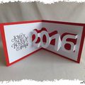 ARTicle cARTe kirigami pop-up : 2016 - kirigami 4 plans en escalier