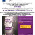 TAGORE AU THÉÂTRE LES DÉCHARGEURS PARIS