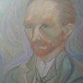 Van Gogh, autoportrait reproduit par moi-même