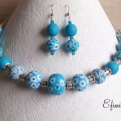 Matriochkas et colliers de perles en fimo