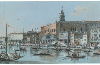 Giacomo Guardi (Venice 1764 – 1835), The Ducal Palace, Venice