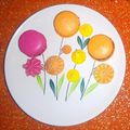 Art culinaire avec des macarons 