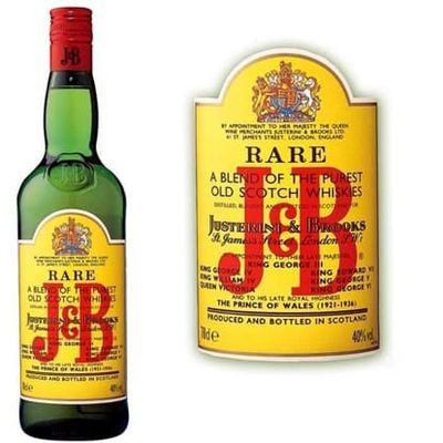 Le scotch whisky J & B. Justerini et Brooks. En 1749.
