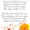 Poésie n°2 : Quadrille d'automne