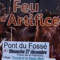 Grand feu d'artifice et spectacle sur glace à Pont-du-Fossé le 27 Décembre 2015