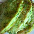 TOUJOURS DES BLINIS DE COURGETTES...