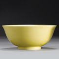 Two yellow-glazed bowls, Hongzhi Mark and Period @ Sotheby's, Fine Chinese Ceramics & Works of Art, 23 Mar 2010, New York 