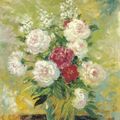 Lê Pho (Vietnam 1907-France 2001)  Les pivoines (The peonies) 
