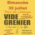 Vide-greniers à St Amand en Puisaye le 30 juillet 2023