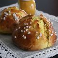 Brioche au curcuma et orange confite 