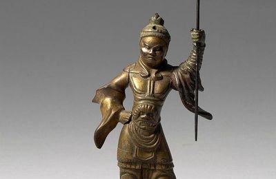 Standing guardian, Japan, 10th-12th century