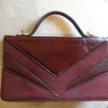 S1152 : Pochette cuir et peau 70's