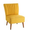 fauteuil moutarde