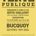 Jan Bucquoy : Vente publique ~ ERRATUM ~