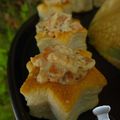 Mini bouchées à la truite fumée