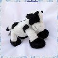 Doudou Peluche Vache Blanc Et Noir Billes Anna Club Plush 