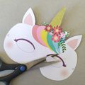 Anniversaire Licorne pour les 5 ans de la Poulette !!
