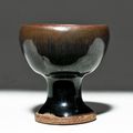 Jianyao Hare's Fur Stem Cup, Song Dynasty