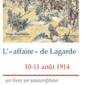 COMBAT DE LAGARDE : UN NOUVEL OUVRAGE