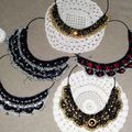 de nouveaux colliers au crochet