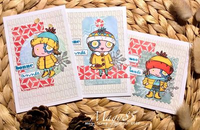 Trio de cartes pour ABDC !