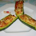 Courgettes farcies au thon