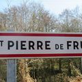 ST Pierre de Frugie en Dordogne : boucle des 3 châteaux