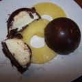 Dome chocolat / ananas