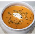 Velouté haricots lingots , tomates, carottes
